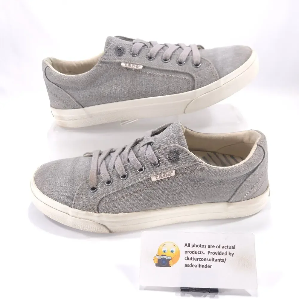 Taos Plim Soul Casual Lace Up Sneaker Shoe Womens Size 9.5 PLS-13644 Gray
